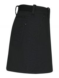 Skort Schwarz für Damen – Rock mit Shorts, kniefrei, ideal für Gastronomie, Verkauf & Freizeit